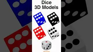 Dice 3D Models #shorts