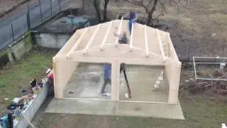 COME MONTARE UN GARAGE IN LEGNO DOPPIO
