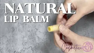 DIY - NATURAL LIP BALM RECIPE | 4K