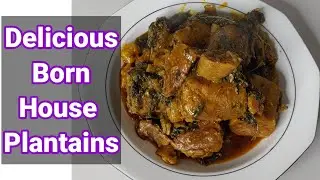 How to prepare Plantain Porridge~ Delicious Born House Plantains #12daysofchristmaschallenge