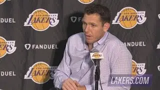 Luke Walton Postgame Interview | Mavericks vs Lakers | November 8, 2016 | 2016-17 NBA Season