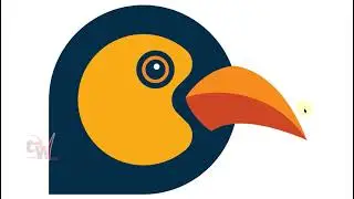 Bird Vector Design In Coreldraw