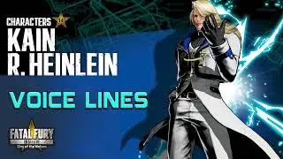 FATAL FURY: City of the Wolves - Kain R. Heinlein Voice Lines [ English ]
