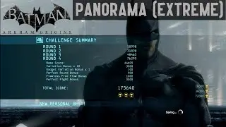 Panorama (Extreme) Combat Challenge 3 Medals Perfect Fight Batman Arkham Origins
