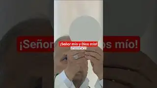Con #papa Le&oacute;n decimos ante la #hostia consagrada hoy domingo: &iexcl;Se&ntilde;or m&iacute;o y Dios m&iacute;o! 💕😇