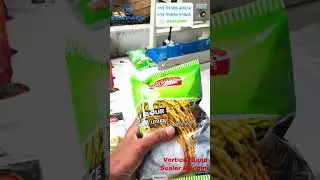 Heavy-Duty Multi-Bag Vertical Band Sealer  #machine #pouchpacking #pouchpacking #packingmachine