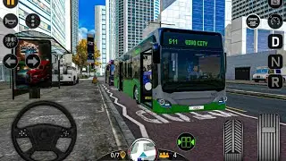 Boston City Bus Driving Simulator Gameplay 2025 l Passenger Transport Bus Simulation #48