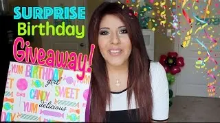 Surprise Birthday Giveaway Sept 2015 international - CLOSED