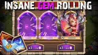 Castle Clash Insane GEM rolling!