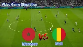 🔴LIVE : Morocco vs Mali | CAF Africa Cup Of Nations 2025 - 2 Video Game Simulation
