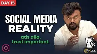 day 15 | social media marketing reality | ads alla, trust important | kannada #cdevbossu #buildin
