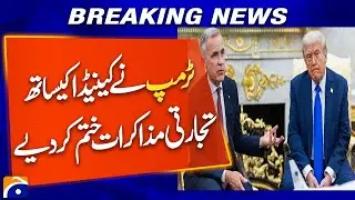 Trump Ends Trade Talks with Canada | Tensions Rise Over Tariffs | Breaking News