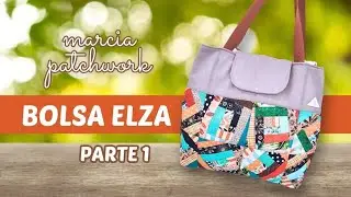 BOLSA LINDA COM RETALHOS! 👜✨ fácil de costurar e muito charmosa  •  bolsa Elza - parte 1