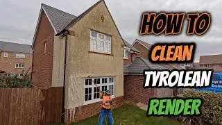 How to Clean Tyrolean Render - The Easy Way