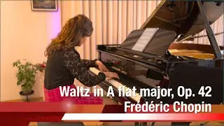 Chopin - Waltz in A flat major, Op. 42 (iPad app Piascore, Lumix S1RII & DMW XLR2,  RØDE NT55 )