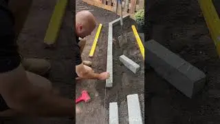 Installing Stone Garden Edging