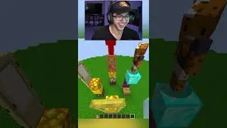 Minecraft Telepathy TROLL Tower🧠w/ACookieGod sandiction Cash #minecraft #shorts #minecraftshorts