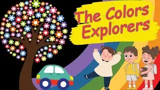 Colors name in English for kids|11 colours name with pictures|Color list|English educational video