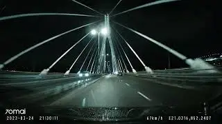 kolorofon city drive 2023 Warszawa 4k