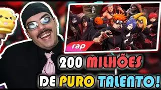 REACT - Rap da Akatsuki (Naruto) - OS NINJAS MAIS PROCURADOS DO MUNDO | NERD HITS 200 MILHÕES
