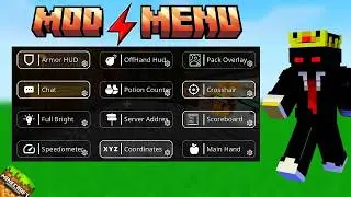 The Best Mod Menu Client CM Client For MCPE 1 21+