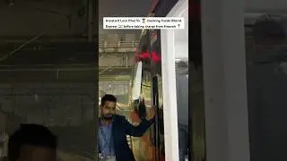 Assistant Loco Pilot Sir 👨&zwj;✈️ checking Vande Bharat Express 🇮🇳 before taking charge from Howrah📍