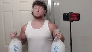 [Homemade ice bath] as a 17 year old