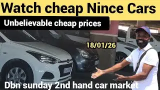 Смотрите, как автомобили NICE продаются по низким ценам на блошином рынке подержанных автомобилей...