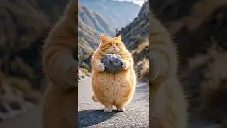 AI Animal:an extraordinary story told by a cat lion#AI#AIAnimal#cat#cow