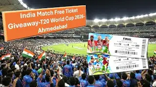 T20 World Cup 2026 Free Ticket of India Match (Ticket Giveaway)