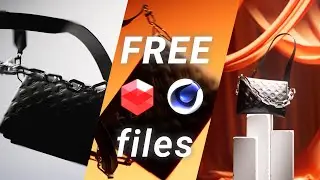 Louis Vuitton (Cinema 4D + Redshift) Free Project  files