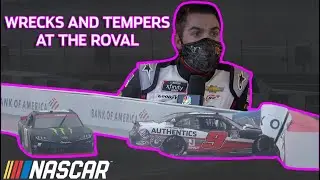 All the rainy wrecking action from Charlotte's wet Roval race | Extended Highlights