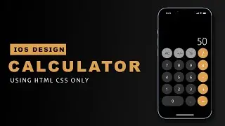 How To Make A Calculator Using HTML CSS Only | IOS  Calculator without Using JavaScript
