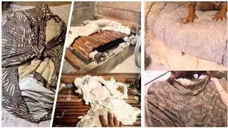 Amazing Traditional Quilt Making Process | How to Recycle Old Cotton | Multani Razai Center 