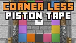 Minecraft: CORNER LESS PISTON TAPE! [Redstone Tutorial]
