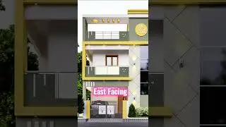 1125 sq.ft East facing house design #frontelevationdesign #homedesign #construction #dreamdesignz