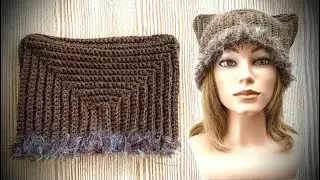 Prima Ohrenmütze - NUR feste Maschen#häkeln #petraperle #mütze #hat#hut#häkelanleitunge#crochet#diy
