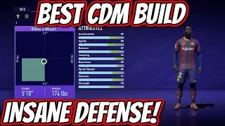 THE CDM BUILD I USED FOR OUR DIVISION 1 TITLE! - Best Player Build - FIFA 21