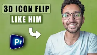 ICON 3D FLIP Effect Like Ali Abdaal In Premiere Pro