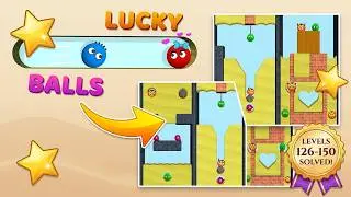 Lucky Balls: Erase Sand Game Levels 126-150 | Every Puzzle Solved! 🎯