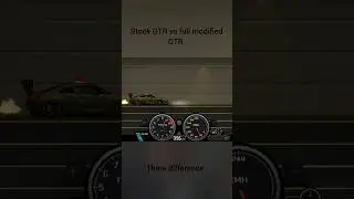 Normal GTR vs Fully modified GTR daam.... || pixel car racer
