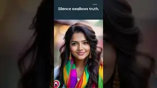 Silence swallows truth.