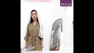 FOLVA Kimono Bridesmaid Baju Tidur Kimono wanita 3/4 robe spandex all size 1781OKIM