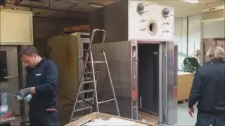 Installatie Debag Monsun oven op Vlieland