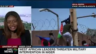 West African leaders threaten military intervention in Niger