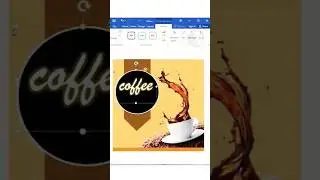 Ms word me coffee ☕ logo kese bnaye#viral