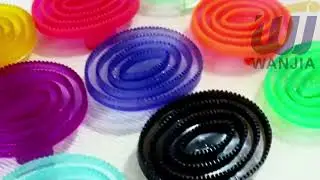 WANJIA Cattle Grooming Brush Rubber Horse Curry Comb for Livestock Cleaning and Massage on Farms