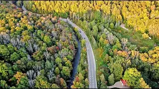 Forks of the Credit from Above | A Scenic Motorcycle Ride