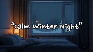 ❄️ Winter Night Bedroom Sounds ❄️ | Calm Winter Ambience for Deep Sleep | 10 Hours