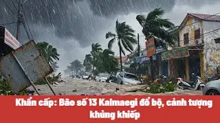 B&atilde;o Kalmaegi 2025  I B&atilde;o số 13 Kalmaegi oanh tạc miền Trung, &aacute;m ảnh con số thiệt hại